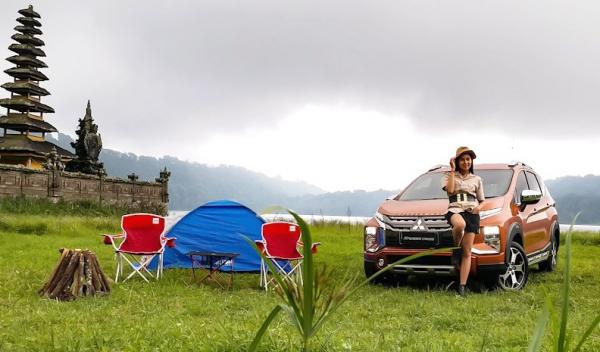 Mitsubishi Xpander Cross di  Danau Temblingan, Bali.