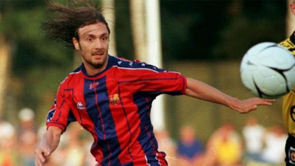 Dugarry 2 Christophe Dugarry pernah berkostum Barcelona pada 1997-1998. (Foto: sport.es)