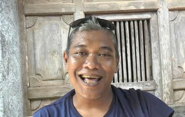 Ayah Bayi Didit Saputro, Minggu (7/2/2020) (Foto:iNews/Trisna Purwoko)