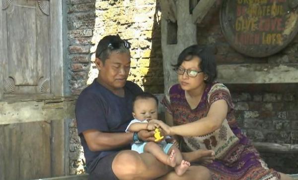 Didit dan Bayinya Alhamdulillah Rejeki Hari Ini, Minggu (9/2/2020) (Foto:iNews/Trisna Purwoko)