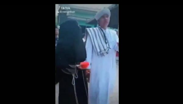 Tangkapan layar Tiktok Abah Hafi diantarkan nikah Tangkapan layar Tiktok Abah Hafi diantarkan nikah, Kamis (13/2/2020)