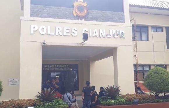 Gedung Polres Cianjur, Senin (17/2/2020) (Foto: iNews/Andi Ichsyan)