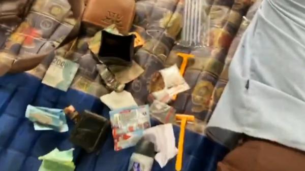 Barang bukti penggerbekan pengedar sabu di hutan daerah Musi Banyuasin (Edi Lestari/iNews)