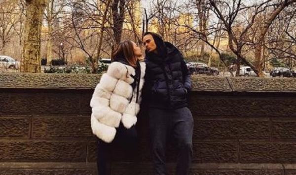 Ashraf dan Sinclair di Central Park (Foto: akun Instagram @ashrafsinclair)