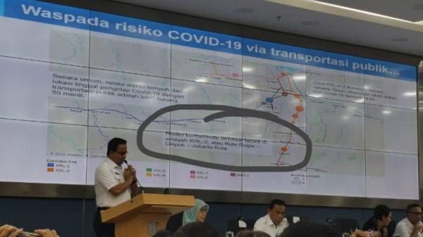 Foto viral Waspada Risiko COVID-19 via Transportasi Publik. (Foto: ist)