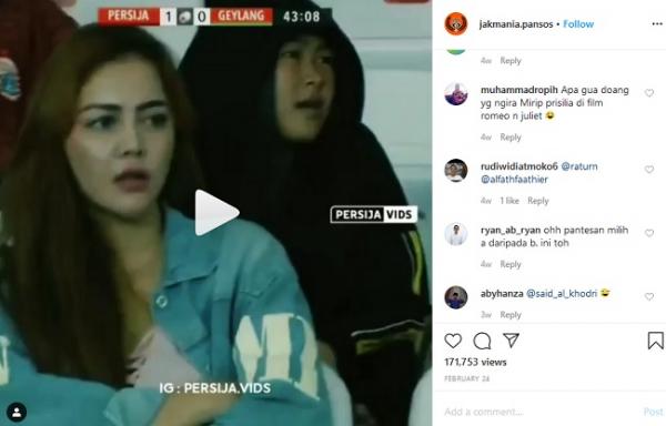 Ratu Rizky Nabila Tonton Persija (foto: Instagram)