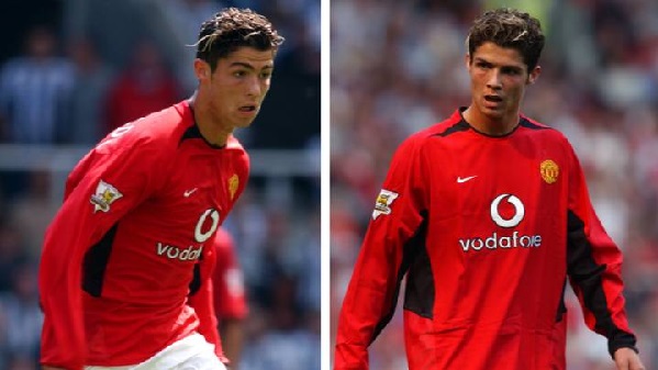 Cristiano Ronaldo Saat Masih Berseragam Manchester United (foto: Sportsbible)