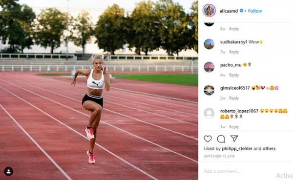 Atlet Lari Jerman, Alicia Schmidt (foto: Instagram)