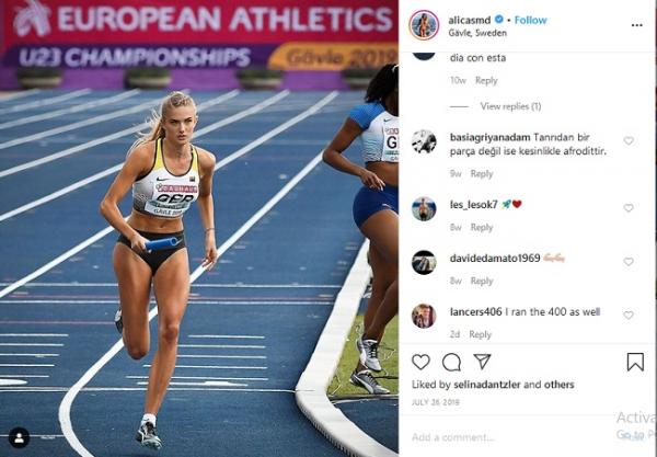 Pelari Putri Jerman, Alicia Schmidt (foto: Instagram)