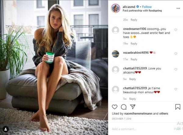 Pelari Putri Jerman Alicia Schmidt Pernah Ditawari Jadi Model Majalah Playboy (foto: Instagram)