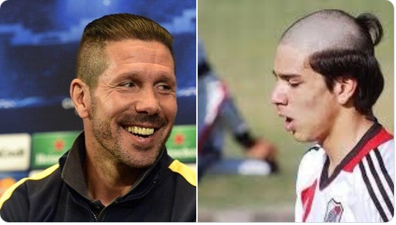 Giovanni Simeone dengan Gaya Rambut Unik