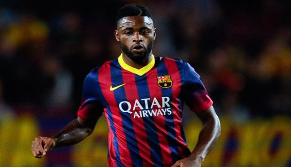 Alex Song Karier Alex Song meredup di Barcelona (Foto: Twitter @FCBarcelona)