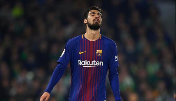 Andre Gomes Gelandang Portugal, Andre Gomes gagal bersinar di Barcelona (Foto: Eurosport)
