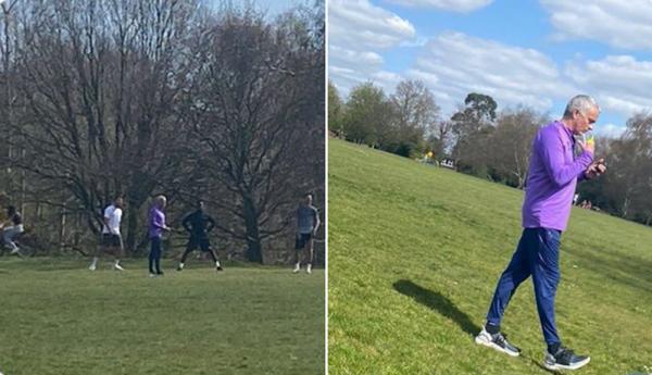 Mourinho nekat latihan di taman