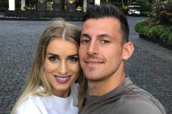 Martin Dubravka dan kekasihnya (Foto: Precitaj)