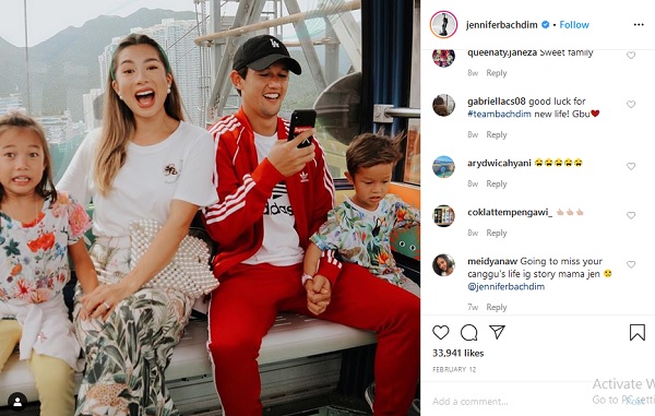 Jennifer Bachdim Jennifer dan Irfan Bachdim (foto: Instagram)