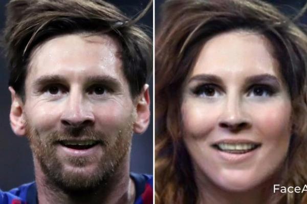 FaceApp Lionel Messi