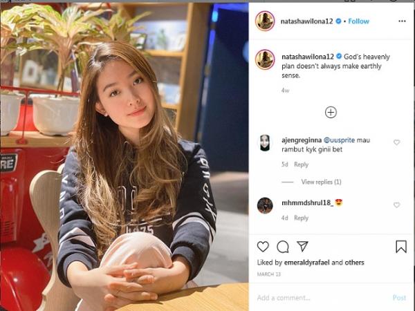 Natasha Wilona (foto: Instagram)