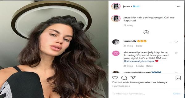 Kekasih Baru Serge Gnabry, Sandra Jerze (foto: Instagram)