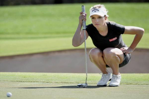 Pegolf cantik asal Amerika Serikat, Paige Spiranac (Foto: Instagram)