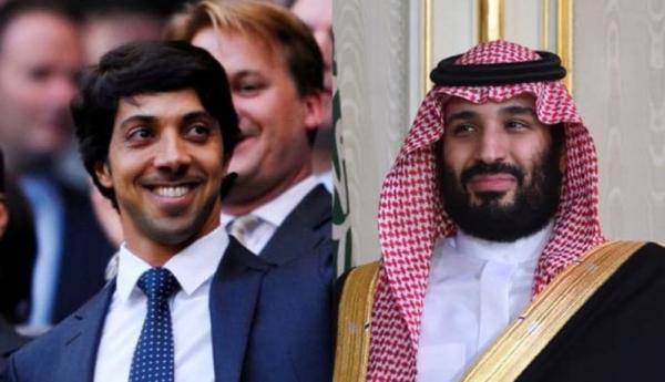 Sheikh Mansour dan Pangeran Mohammed bin Salman (Foto: The Sun)
