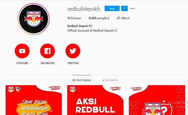RedBull Depok Instagram