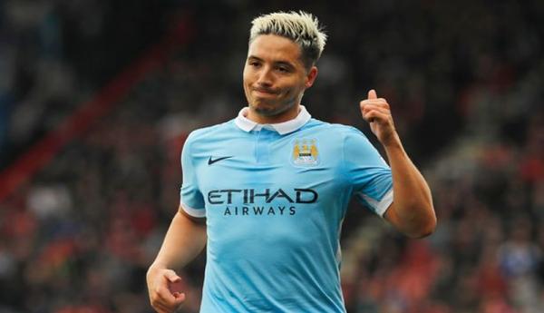 Samir Nasri Samir Nasri saat memperkuat Manchester City (Foto: Express)