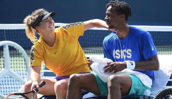Gael Monfils dan Elina Svitolina (Foto: Essentially Sports)