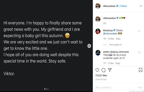 Postingan Instagram Victor Axelsen