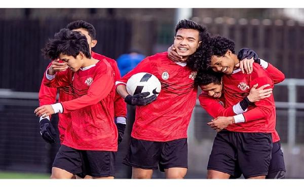 Brylian Aldama Gelandang Garuda Select, Brylian Aldama (tengah) (foto: Garuda Select)