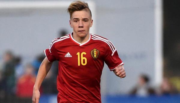 Remco Evenepoel saat memperkuat Timnas Belgia U-16 (Foto: Le Soir)