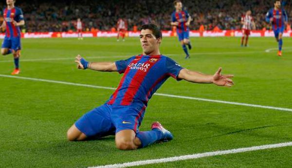 Striker Barcelona, Luis Suarez (Foto: UEFA)