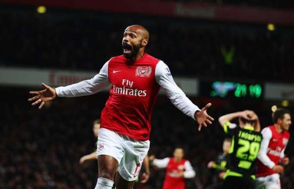 Thierry Henry Thierry Henry saat memperkuat Arsenal (foto: Givemesport)