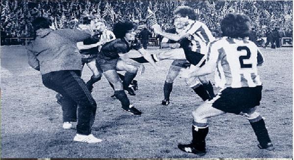 Kerusuhan pemain Barcelona dan Athletic Bilbao di final Copa del Rey 1984