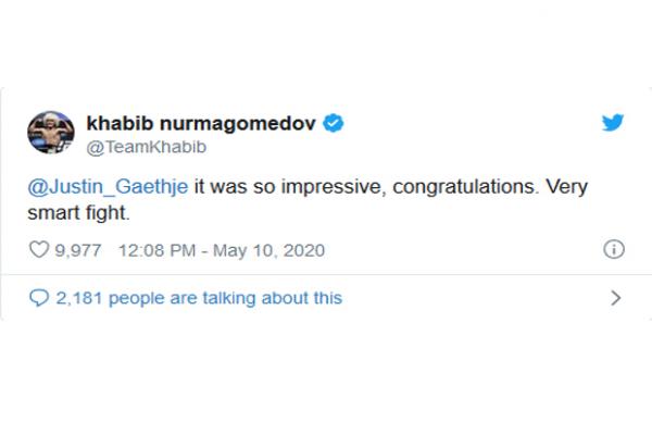 Tweet Khabib