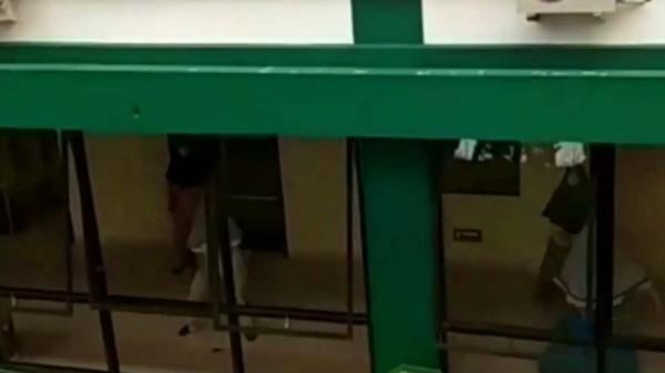 Tenaga Medis Padangpanjang Tenaga medis Padang Panjang lakukan senam bersama dipandu rekan-rekannya (Ist)