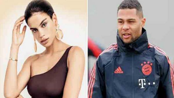 Gnabry dan kekasih Serge Gnabry dengan kekasihnya Sandra Jerze. (Foto: mid-day.com)