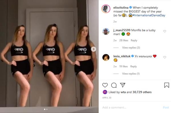 TikTok Elina Svitolina
