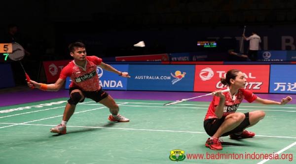 Tontowi Ahmad pernah berpasangan dengan Gloria Emanuelle Widjaja (foto: PBSI)