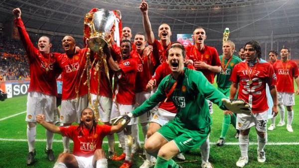 Manchester United juara Liga Champions 2007/2008. (Foto: UEFA)