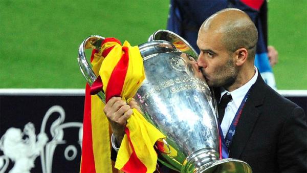 Pep Guardiola dua kali kampiun Liga Champions bersama Barcelona. (Foto: UEFA)