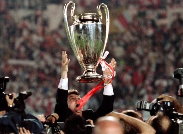 Van gaal Liga Champions Louis van Gaal kampiun Liga Champions bersama Ajax Amsterdam pada 1995. (Foto: Sport Mole)