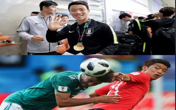 Hwang Hee Chan saat menjuarai medali emas Asian Games 2018 dan tampil di Piala Dunia 2018 melawan Jerman