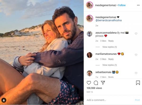 Ines Tomaz 2 Ines Tomaz bersama Bernardo Silva.