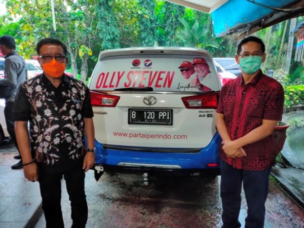 Partai Perindo Menyerahkan Bantuan APD kepada MM-HH di Kota Bitung