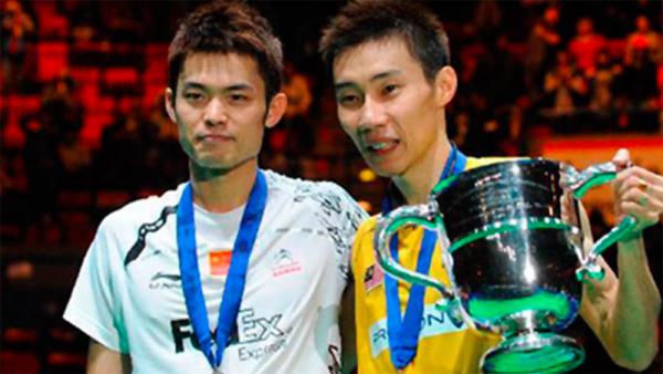 Lin Dan Lee Chong Wei Lin Dan (kiri) dan Lee Chong Wei tetap bersahabat meski bersaing di lapangan. (Foto: YouTube)