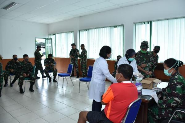 Jalani Rapid Test Personel Kodam XIII Merdeka