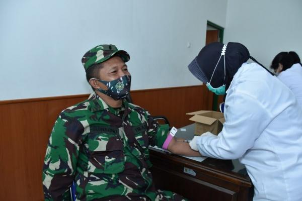 Personel Kodam XIII Merdeka jalani rapid test
