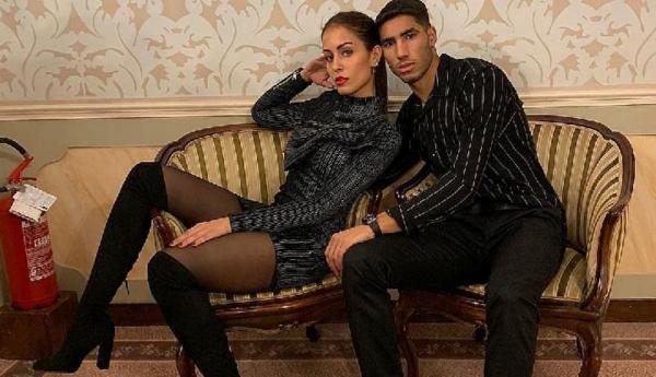 Hiba Abouk dan Achraf Hakimi Hiba Abouk dan Achraf Hakimi