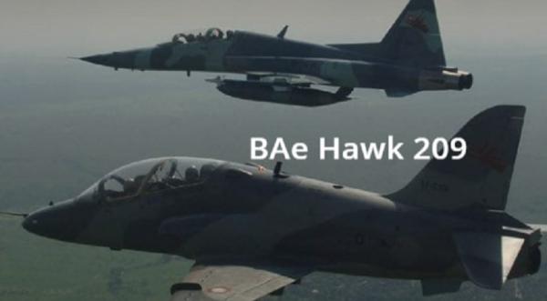 Pesawat Tempur BAe Hawk 209 Pesawat BAe Hawk 209 (https://tni-au.mil.id)